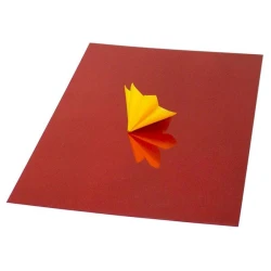 Картон для дизайна NPA, зеркальный, 25х35 см, 280 г/м2, красный/белый