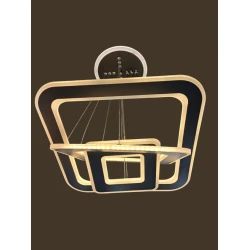 Asma çıraq 1049, qara/qızılı, 46x33x21 mm