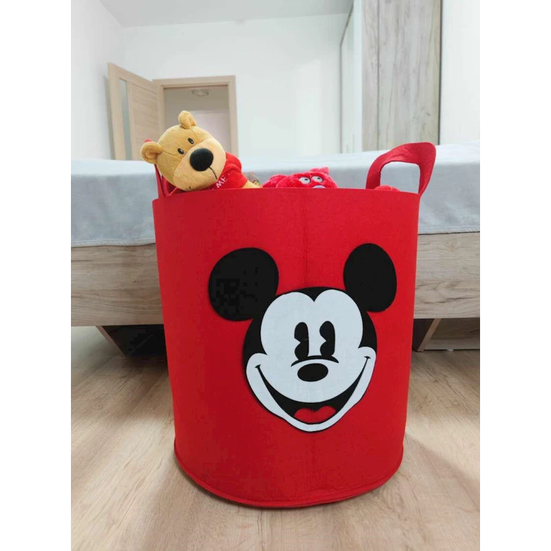 Oyuncaqlar üçün səbət 45x30x32 sm, qırmızı