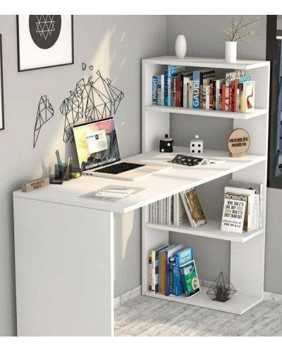 Yazı masası, LDSP, 133x61x78 sm, laminat, ev və ofis üçün - ZARR014