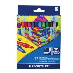 Набор фломастеров Staedtler Noris Club 1мм, 12шт (325C12)