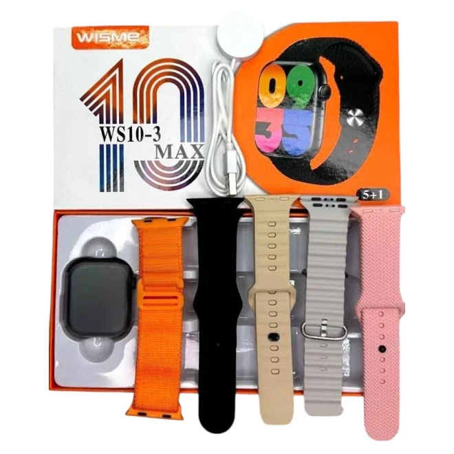 Ağıllı saat Wisme WS10-3 Max Black