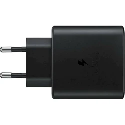 Сетевое зарядное устройство Samsung Charger + Cable USB-C 45W, Черный