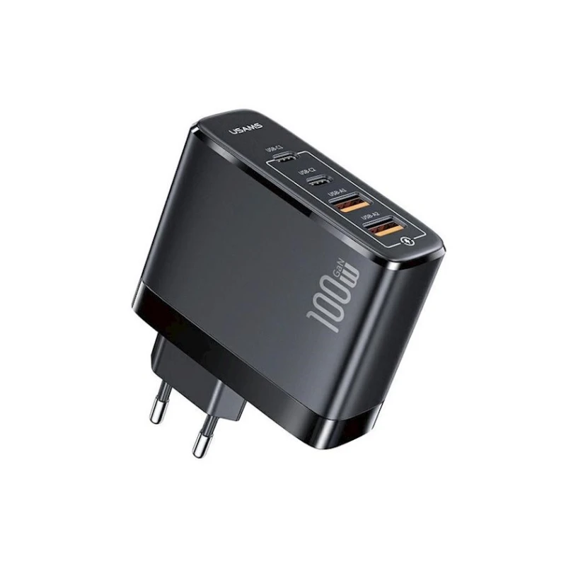 Сетевое зарядное устройство Usams US-CC145 T44, Черный Сетевое зарядное устройство Usams US-CC145 T44, Черный