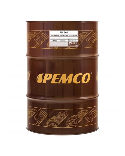 Yarısintetik motor yağı Pemco iDRIVE 260 10W-40, 208 L