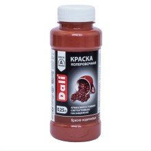 Akril koler boyası Dali, qırmızı-qəhvəyi, 250 ml - 4600505202648