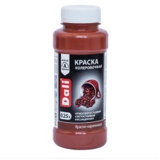 Akril koler boyası Dali, qırmızı-qəhvəyi, 250 ml - 4600505202648