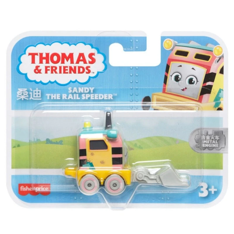 Рельсовый спидер Fisher-Price HFX89/HGR51 Thomas & Friends Sandy, от 3 лет, 4.7х6.6 см, металл, желтый