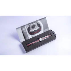 Ремешок Levelo Eclipse Metal для Apple Watch 49 мм Black/Red