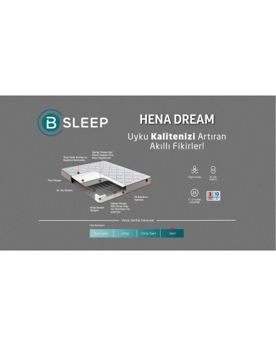 Döşək Bellona Hena Dream, 200x200 sm, ağ