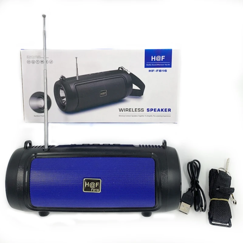 Портативная колонка HF-F816 Blue