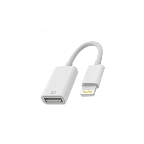 Переходник USB to Lightning White