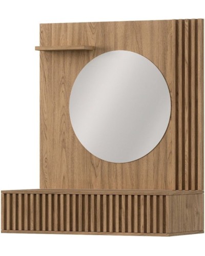 Makiyaj masası Art Mebel 85, laminat, votan, 100x70x40 sm