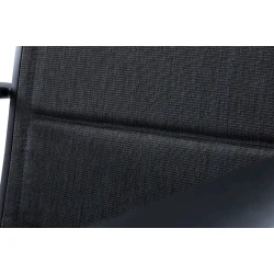 Садовый стул JYSK Mysen, полиэстер/ткань, черный/серый, 58x69x110 см Садовый стул JYSK Mysen, полиэстер/ткань, черный/серый, 58x69x110 см