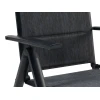 Садовый стул JYSK Mysen, полиэстер/ткань, черный/серый, 58x69x110 см Садовый стул JYSK Mysen, полиэстер/ткань, черный/серый, 58x69x110 см