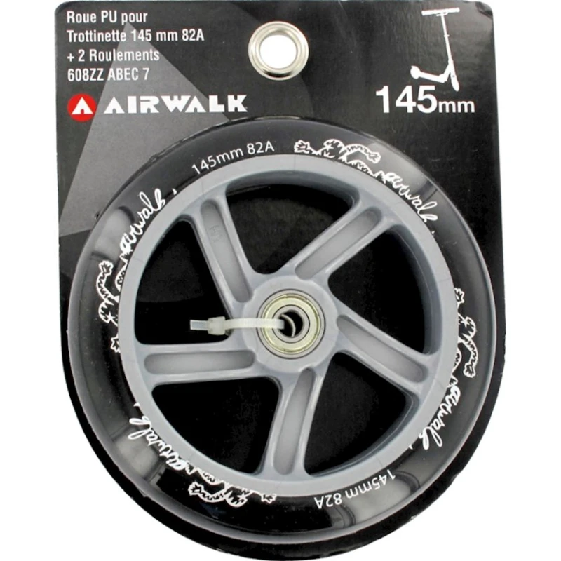 Колесо AIRWALK ROUE TROT + RLTS ABEC 7, диаметр 145 мм, жесткость 82A Колесо AIRWALK ROUE TROT + RLTS ABEC 7, диаметр 145 мм, жесткость 82A