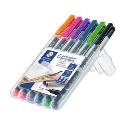 Набор маркеров Staedtler Lumocolor, 6 шт