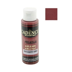 Декоративная акриловая краска Cadence Premium Acrylic Paint 9510 Country Red, 70 мл