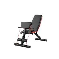 Многофункциональный тренажер WS0105, сталь, черный, 130x42x50 см