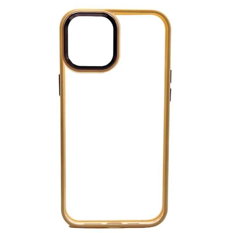 Apple iPhone 12 Pro Max üçün çexol Şəffaf/Çəhrayı