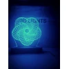 3D-ночник tkg02, 20x14 см, синий