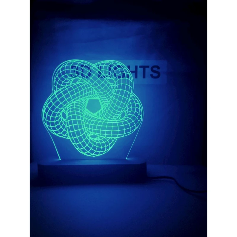 3D-ночник tkg02, 20x14 см, синий