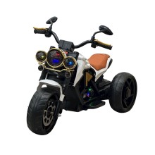 Uşaq elektrik motosikli MT2388AG, 2+ yaş, qara/ağ