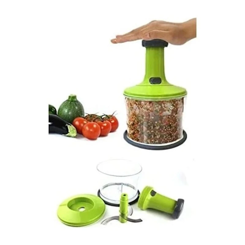 Əl xırdalayıcısı Yakut, paslanmayan polad, yaşıl Əl xırdalayıcısı Yakut, paslanmayan polad, yaşıl