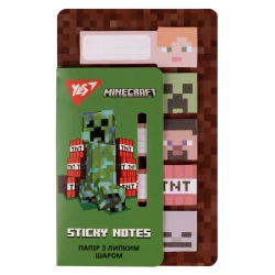 Набор закладок с липким слоем Yes Minecraft 170323, 100 шт Набор закладок с липким слоем Yes Minecraft 170323, 100 шт