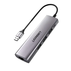 USB HUB Ugreen USB 3.0 Multifunction Adapter Grey (60812) USB HUB Ugreen USB 3.0 Multifunction Adapter Grey (60812)