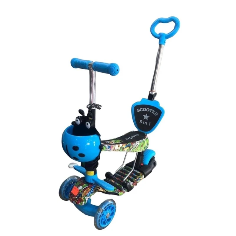 Uşaqlar üçün samokat 0336PSC, göy