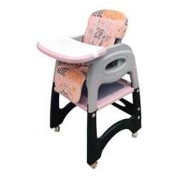 Детский стульчик для кормления TB-82125P, розовый, 60x40x20 см, 4 месяца+ Детский стульчик для кормления TB-82125P, розовый, 60x40x20 см, 4 месяца+
