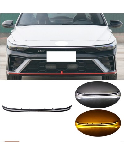 Duman farası ön bamper qəfəsi ‎avto645 Hyundai Elantra 2021-2025 üçün