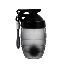 Шейкер GR, пластик, черный, 600 мл