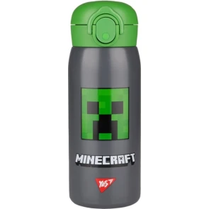 Uşaq termosu Yes Minecraft, 420 ml, yaşıl/boz