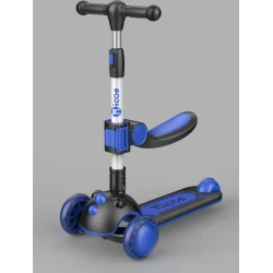 Детский самокат Ricos Dino KB108, синий Детский самокат Ricos Dino KB108, синий