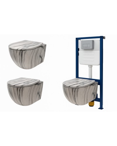 Unitaz Komplekt Caesar Asma 1190 A / İnstalyasiya Dəsti
