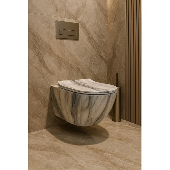 Туалетный гарнитур Caesar Hanging 1190 A / Комплект для установки Туалетный гарнитур Caesar Hanging 1190 A / Комплект для установки