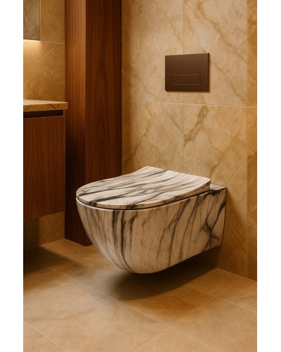 Unitaz Komplekt Caesar Asma 1190 A / İnstalyasiya Dəsti
