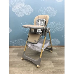 Uşaq yedizdirmə oturacağı Burbay TB-11-1 AZR-7891, krem/boz