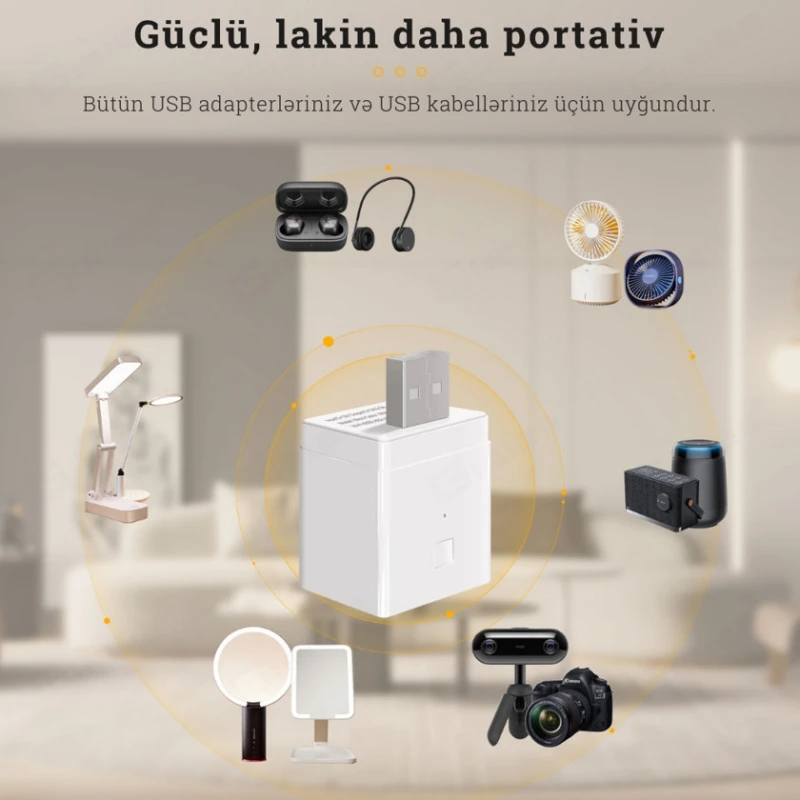 Умный двойной USB-концентратор, Wi-Fi Умный двойной USB-концентратор, Wi-Fi