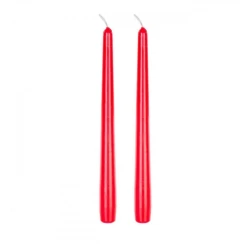 Набор свечей Horizon Candles, 2 шт, 2х24 см, парафин, красный