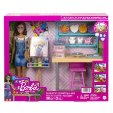 Kukla Barbie Create art studio HCM85, 29 sm