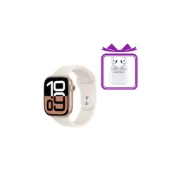 Умные часы Smart Watch Series 10 46mm Starlight + Наушники 4 ANC Premium В подарок