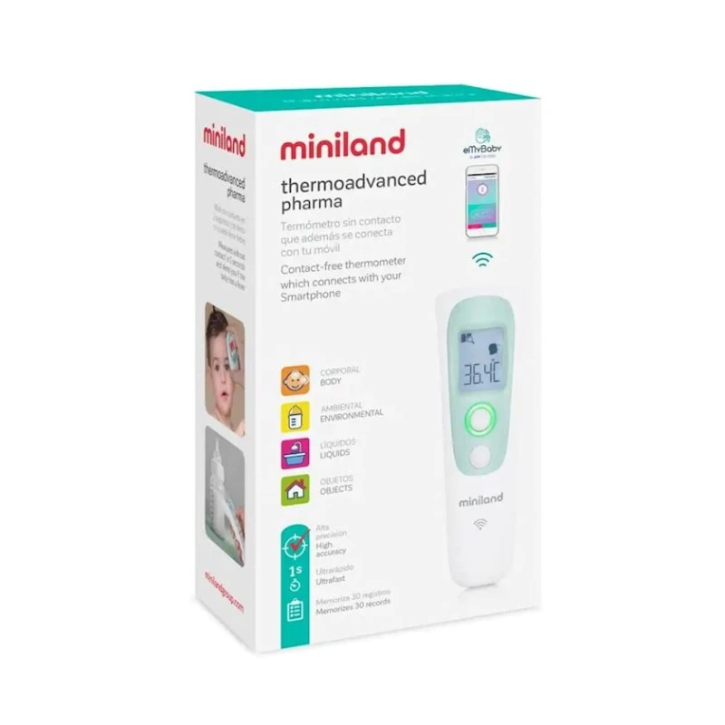 Бесконтактный термометр Miniland Thermoadvanced Pharma 89379 Бесконтактный термометр Miniland Thermoadvanced Pharma 89379