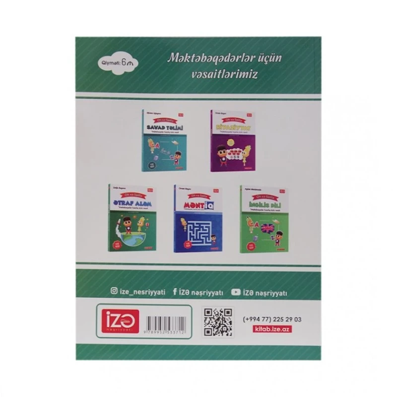 Книга для детей IZE Ətraf Aləm Ofi və Saitlə Z.Bəyova