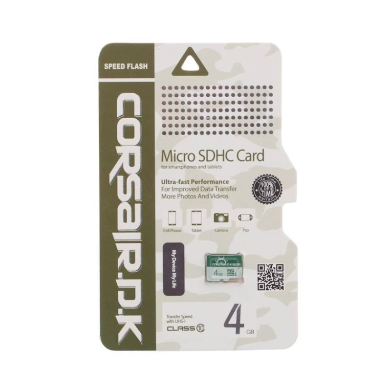 Карта памяти Corsair 4GB microSDHC class 10 UHS-I Карта памяти Corsair 4GB microSDHC class 10 UHS-I