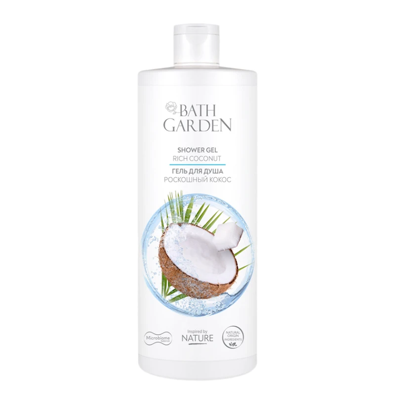 Гель для душа Bath Garden Rich Coconut 1000 мл Гель для душа Bath Garden Rich Coconut 1000 мл