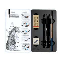 Набор графитовых карандашей Milan, 3 шт