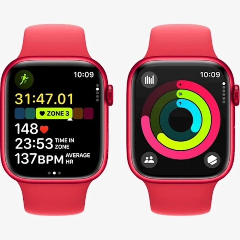 Смарт-часы Apple Watch Series 9 GPS 45mm (PRODUCT)RED Aluminium Case with RED Sport Band S/M (MRXJ3QI/A) Смарт-часы Apple Watch Series 9 GPS 45mm (PRODUCT)RED Aluminium Case with RED Sport Band S/M (MRXJ3QI/A)